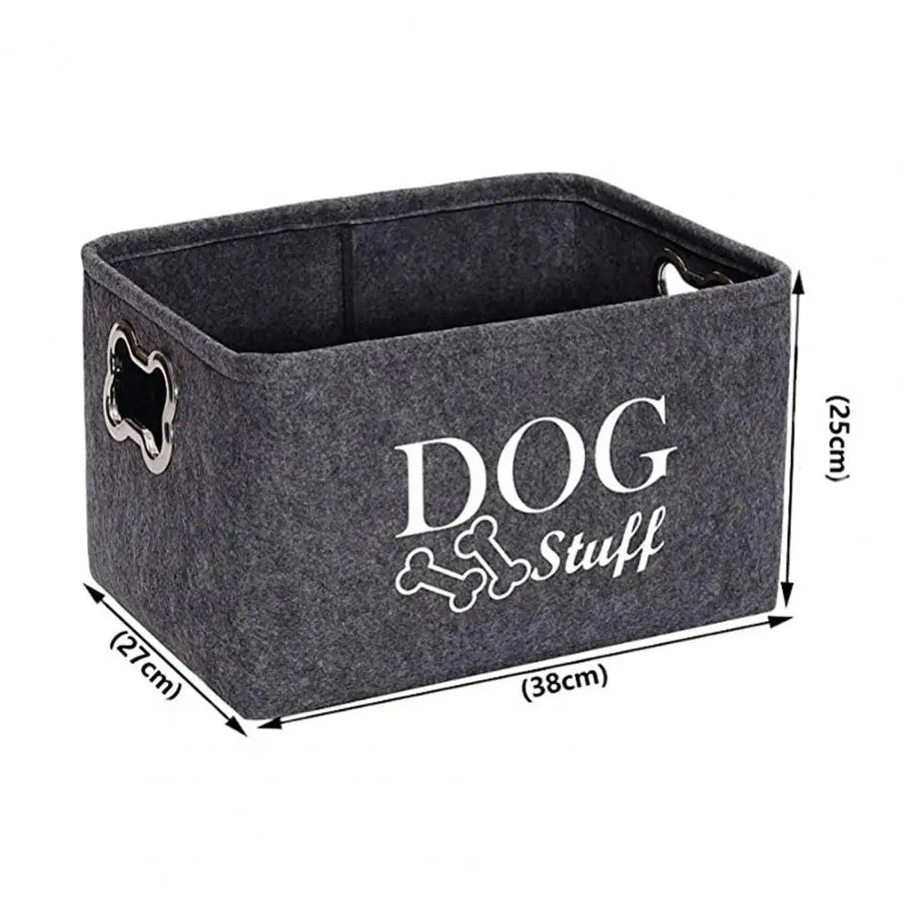 Dog Toy Storage Basket - PeticaDeals