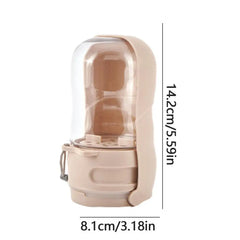 Dog Water Bottle With Food Bowl Water Cup - PeticaDeals