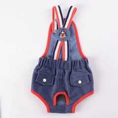 Dot Denim Dog Female Shorts Pants for Small & Medium Dogs - PeticaDeals