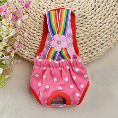 Dot Denim Dog Female Shorts Pants for Small & Medium Dogs - PeticaDeals