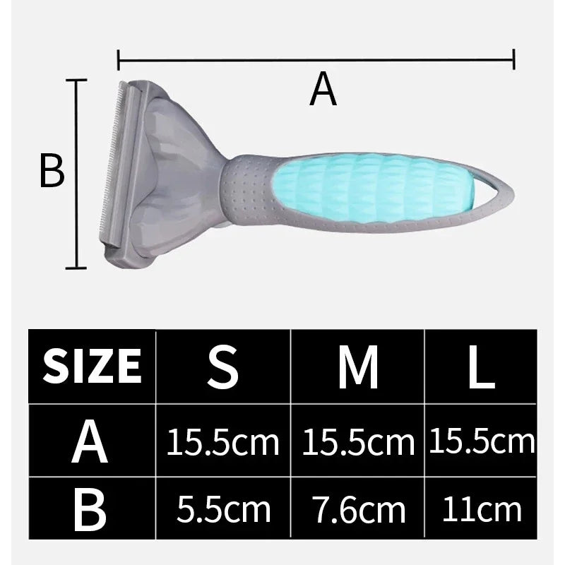 Double-Sided Shedding and Dematting Undercoat Rake Comb for Dogs and Cats - PeticaDeals