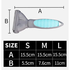 Double-Sided Shedding and Dematting Undercoat Rake Comb for Dogs and Cats - PeticaDeals