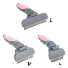 Double-Sided Shedding and Dematting Undercoat Rake Comb for Dogs and Cats - PeticaDeals