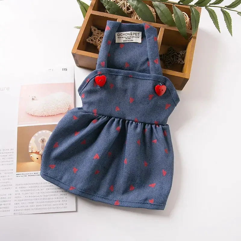 Dress Pet Cat Dog Strap Dress Pumpkin Dress Bears - PeticaDeals