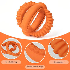 Durable Dog Chew Toys for Chewers Rubber Balls Tug Fetch - PeticaDeals