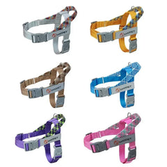 Durable Nylon Medium And Heavy Dog Harness No Pull Reflective Webbing Harness Dogs Walking Handle - PeticaDeals