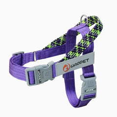 Durable Nylon Medium And Heavy Dog Harness No Pull Reflective Webbing Harness Dogs Walking Handle - PeticaDeals