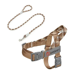 Durable Nylon Medium And Heavy Dog Harness No Pull Reflective Webbing Harness Dogs Walking Handle - PeticaDeals