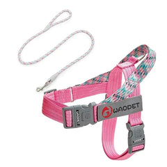 Durable Nylon Medium And Heavy Dog Harness No Pull Reflective Webbing Harness Dogs Walking Handle - PeticaDeals