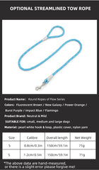 Durable Nylon Medium And Heavy Dog Harness No Pull Reflective Webbing Harness Dogs Walking Handle - PeticaDeals
