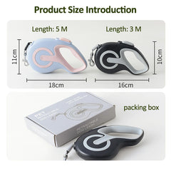 Durable Nylon Retractable Dog Leash - PeticaDeals