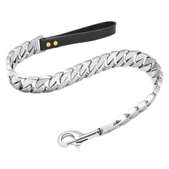 Durable Stainless Steel Dog Gold Silver Chain Lead - PeticaDeals