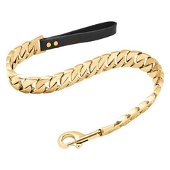 Durable Stainless Steel Dog Gold Silver Chain Lead - PeticaDeals