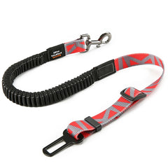 Elastic Leash Clip Harness Adjustable Safety Belt For Dog - PeticaDeals
