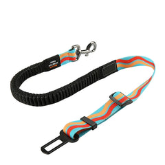 Elastic Leash Clip Harness Adjustable Safety Belt For Dog - PeticaDeals