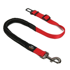 Elastic Leash Clip Harness Adjustable Safety Belt For Dog - PeticaDeals