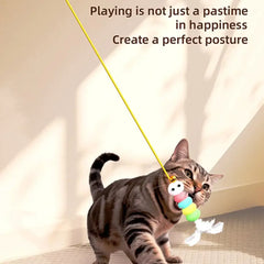 Electric Interactive Cat Teasing Stick Toy - PeticaDeals