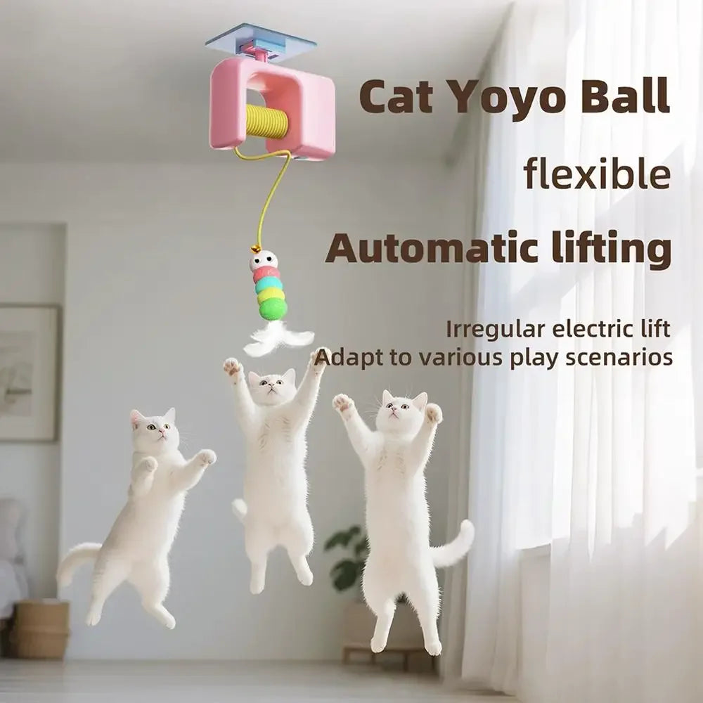 Electric Interactive Cat Teasing Stick Toy - PeticaDeals