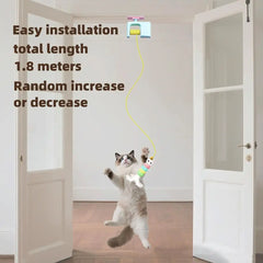 Electric Interactive Cat Teasing Stick Toy - PeticaDeals