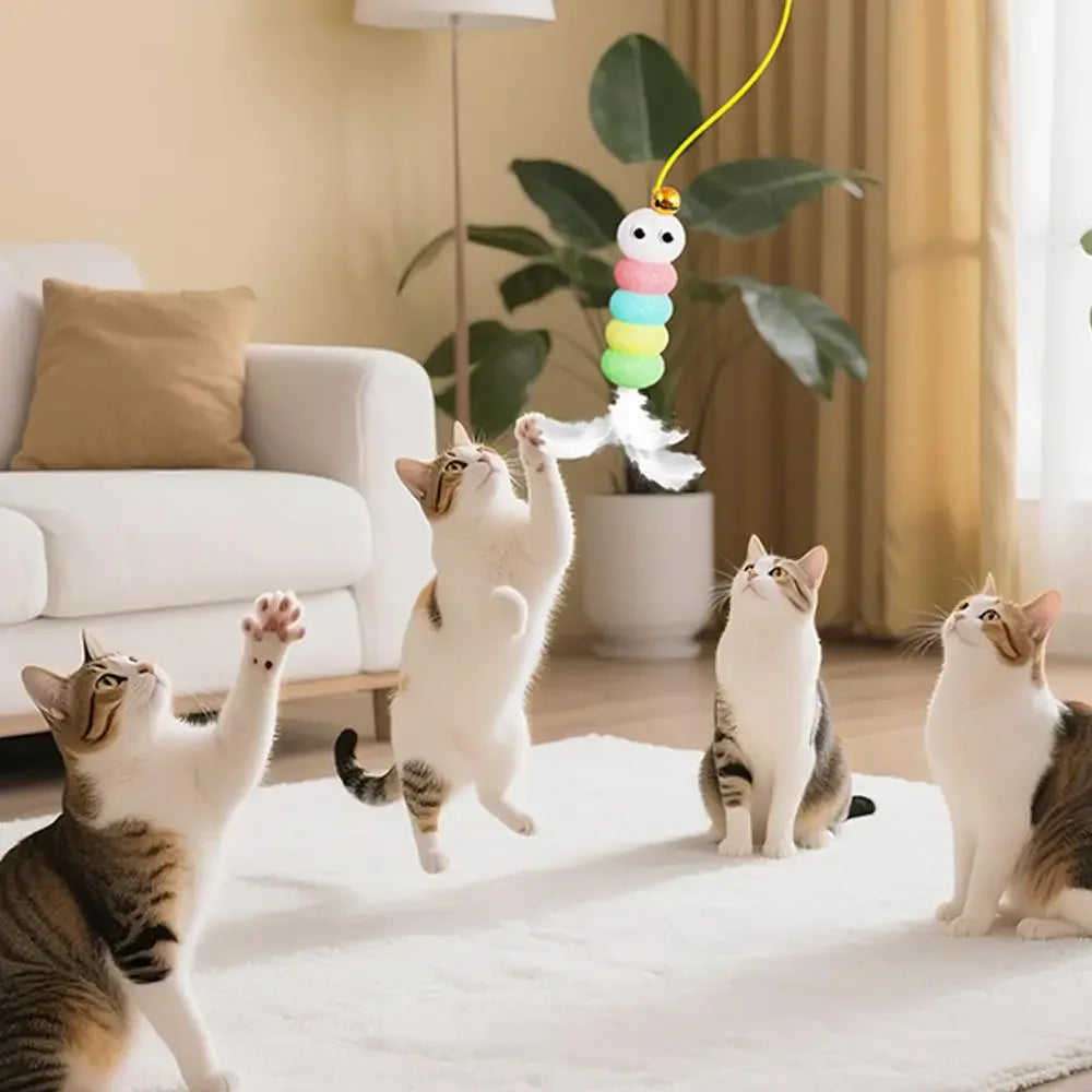 Electric Interactive Cat Teasing Stick Toy - PeticaDeals