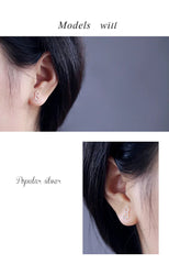 Elegant Jewelry Sterling silver Cat Stud Earrings for Women - PeticaDeals