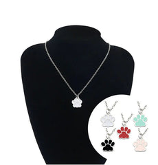 Fashion Dog Paw Cat Footprint Necklace for Women - PeticaDeals