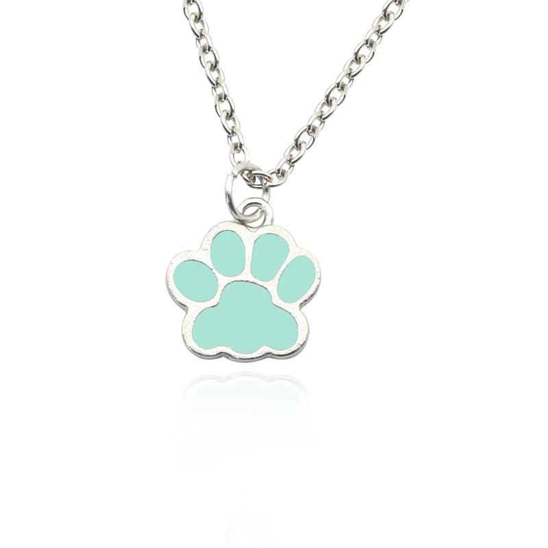 Fashion Dog Paw Cat Footprint Necklace for Women - PeticaDeals