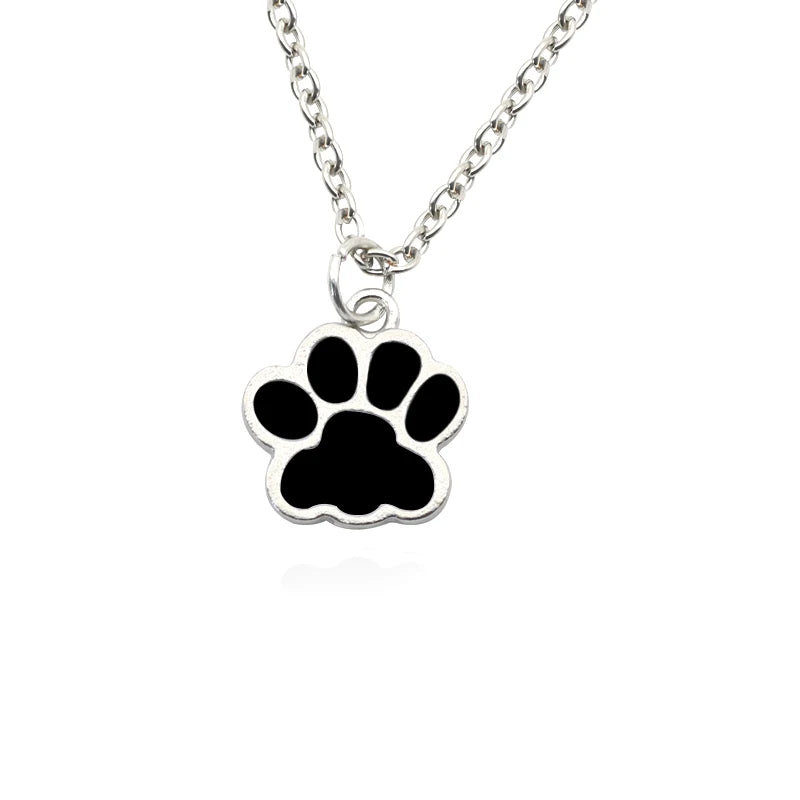 Fashion Dog Paw Cat Footprint Necklace for Women - PeticaDeals