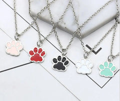 Fashion Dog Paw Cat Footprint Necklace for Women - PeticaDeals