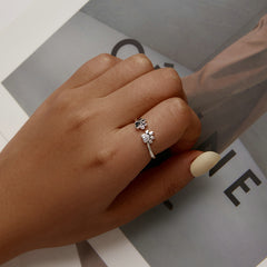 Finger Ring Open Sterling Silver - PeticaDeals