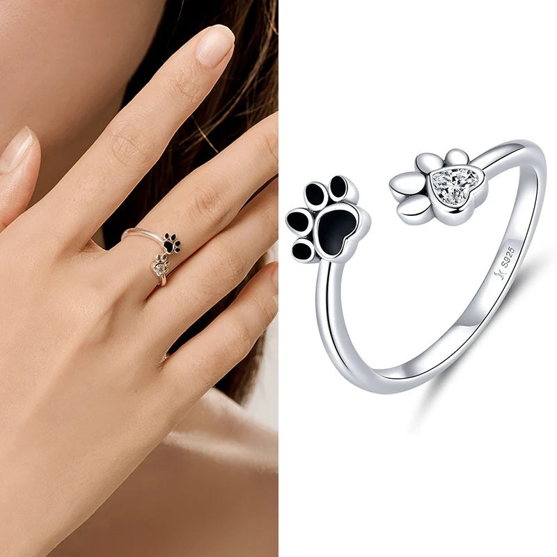 Finger Ring Open Sterling Silver - PeticaDeals