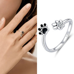 Finger Ring Open Sterling Silver - PeticaDeals