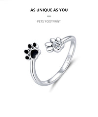 Finger Ring Open Sterling Silver - PeticaDeals