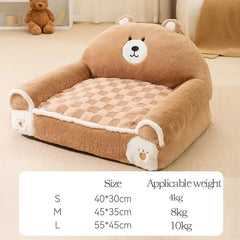 Fleece Pet Bed For Dogs Car Sofa Cushion - PeticaDeals
