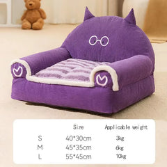 Fleece Pet Bed For Dogs Car Sofa Cushion - PeticaDeals