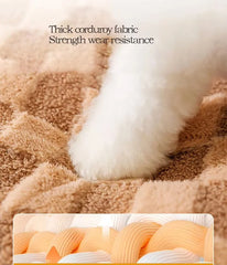 Fleece Pet Bed For Dogs Car Sofa Cushion - PeticaDeals