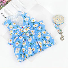 Floral Bowknot Clothes Cat & Small and Medium Dog Vest - PeticaDeals