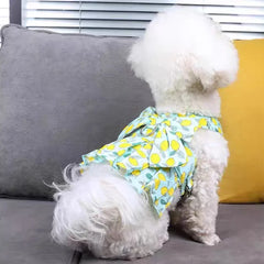 Floral Bowknot Clothes Cat & Small and Medium Dog Vest - PeticaDeals