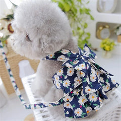 Floral Bowknot Clothes Cat & Small and Medium Dog Vest - PeticaDeals