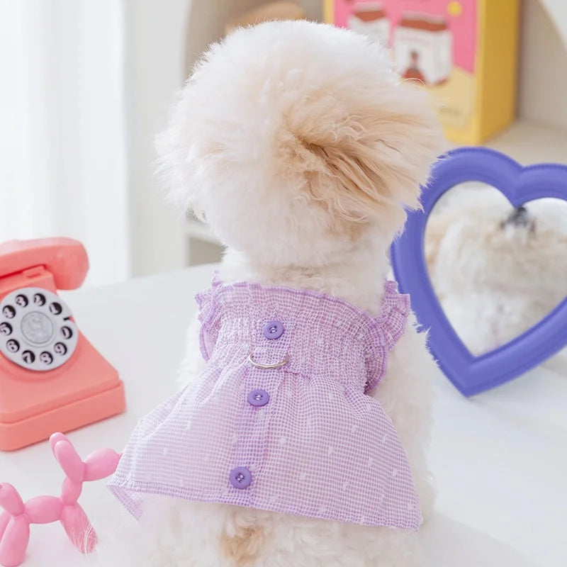 Floral Princess Dog Cats Dress - PeticaDeals