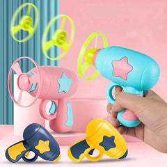 Flying Disc Shooting Gun Funny Cat Toy Interactive Launch Pet Training Toy For Kitten Mini - PeticaDeals