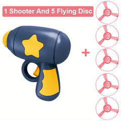 Flying Disc Shooting Gun Funny Cat Toy Interactive Launch Pet Training Toy For Kitten Mini - PeticaDeals