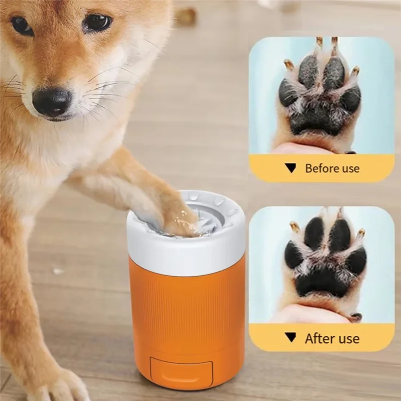 Foot Wash Cup Dog Going Out To Clean Beauty Foot Wash Magic Intelligent Automatic Foot Wash Bath Cup Tool - PeticaDeals