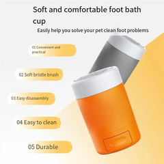 Foot Wash Cup Dog Going Out To Clean Beauty Foot Wash Magic Intelligent Automatic Foot Wash Bath Cup Tool - PeticaDeals