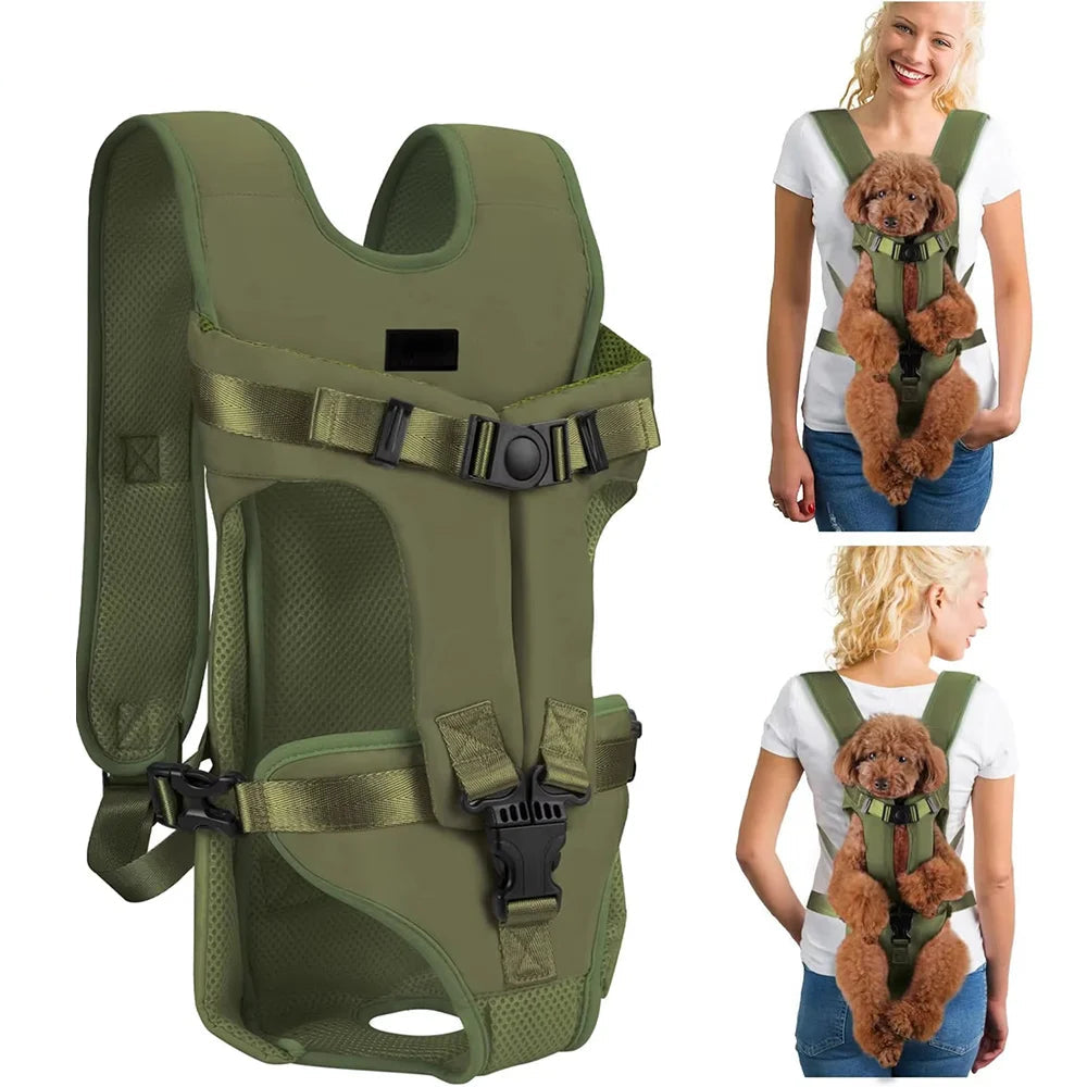 Front Carrier Backpacks Adjustable For Cats & Small Dogs - PeticaDeals