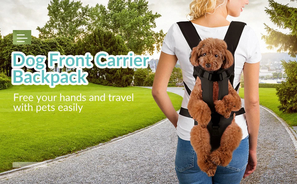 Front Carrier Backpacks Adjustable For Cats & Small Dogs - PeticaDeals