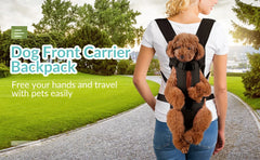 Front Carrier Backpacks Adjustable For Cats & Small Dogs - PeticaDeals