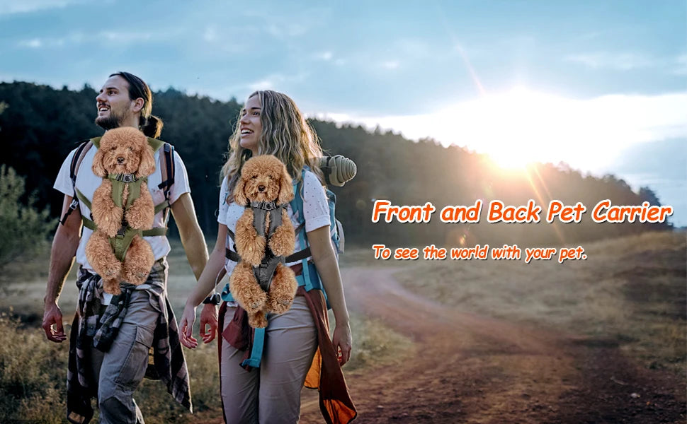 Front Carrier Backpacks Adjustable For Cats & Small Dogs - PeticaDeals