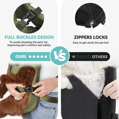 Front Carrier Backpacks Adjustable For Cats & Small Dogs - PeticaDeals
