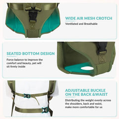 Front Carrier Backpacks Adjustable For Cats & Small Dogs - PeticaDeals